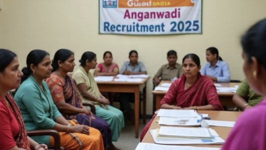 Anganwadi Worker and Helper Roles in Gujarat Bharti 2025
